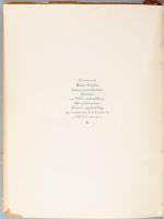Kozma Lajos: - - szignetkönyve. Kner Imre előszavával. Gyoma, 1925, Kner Izidor, XVIII+2 p.+50 t. El...
