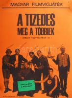 1965 A tizedes meg a többiek, filmplakát, ofszet, papír, jelzés nélkül, Athenaeum Nyomda, feltekerve...