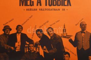 1965 A tizedes meg a többiek, filmplakát, ofszet, papír, jelzés nélkül, Athenaeum Nyomda, feltekerve...