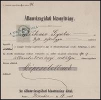 1863 Lechner Gyula (1841-1914) jogász, festőművész, grafikus, szobrász, iparművész, rajztanár, műfor...