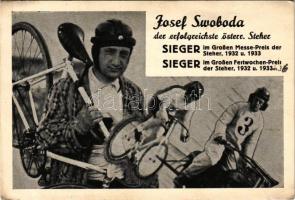 Josef Swoboda der erfolgreichste österr. Steher. Sieger im Großen Messe-Preis der Steher 1932 u. 193...