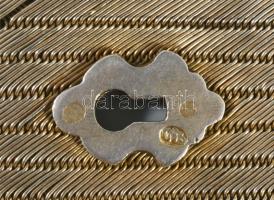 cca 1890 Ottomán ezüst (Ag) öv a Semsey grófi családi hagyatékból. Jelzett, a tárgyon végig szultáni...