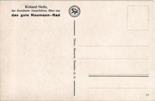 Richard Nedo, der Dresdener Dauerfahrer, fährt nur das gute Naumann-Rad / German cyclist