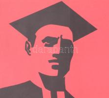 Bánki László (1916-1991): Az államügyészé a szó. Filmplakát, papír, jelzett a plakáton, Offset Nyomd...