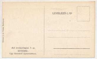 Egy táncosnő dynamizmusa. MA levelezőlapjai 7. sz. Krausz J. és Társa kiadása / Hungarian avant-gard...