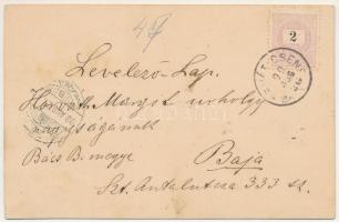 1899 Csene, Tschene, Cenej, Cenei; kézzel festett látkép / hand-painted general view (non PC)