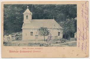 1917 Csiklófalu, Csiklovár, Ciclova; Római katolikus kolostor. Tieranu J.E. kiadása / Roman Catholic...