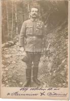 1917 Stermina (Bukovina, Bucovina, Bukowina); Osztrák-magyar katonatiszt / WWI K.u.k. military offic...