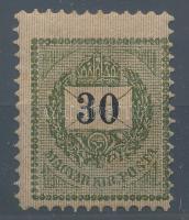 1889 30kr 11 1/2 fogazással magasabbra fogazva / shifted perforation