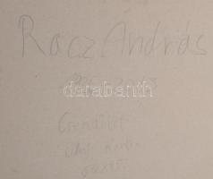 Rácz András (1926-2013): Csendélet. Olaj, karton, jelzett (R). 63,5x48,5 cm. Dekoratív fakeretben