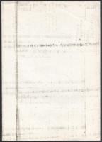 Gyarmathy Tihamér (1915-2005): Koszmosz (cím nélkül), 1966. Monotípia (fotogram), papír, jelzés nélk...