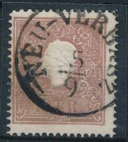 1858 10kr II. típusú bélyeg "NEU-VERBÁSZ" (Gudlin 150 p)