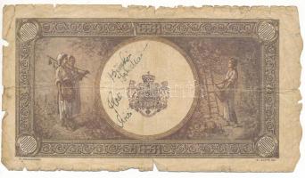 Románia 1945. 10.000L "V.1539 0601" T:VG,G szakadások
Romania 1945. 10.000 Lei "V.15...
