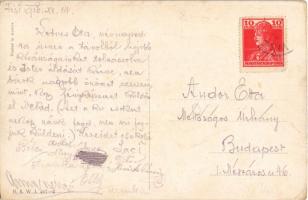 1918 Judaica art postcard. B.K.W.I. 407-2. s: Carl Josef (EK)