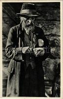 Kárpátaljai zsidó / Podkarpatska Rus. Zidovsky typ / Transcarpathian Jewish man. Judaica