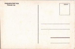 Kárpátaljai zsidó / Podkarpatska Rus. Zidovsky typ / Transcarpathian Jewish man. Judaica