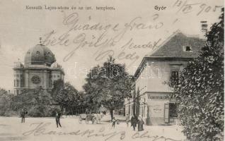 Győr mit Synagoge