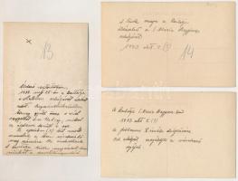 1933 XI. Piusz pápa a Santa Maria Maggiore bazilika és a Lateran bazilika erkélyéről áldást oszt / P...