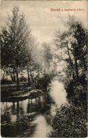 Barbacs, részlet a barbacsi tóból. Hátoldalon sorsjegy a csornai járási kórház javára (EK)