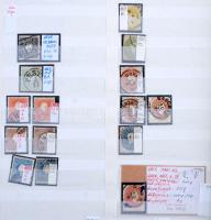 Osztrák posta Magyarországon, 1867, Réznyomat és Krajcáros kiadások gyűjtemény jó értékekkel, érdeke...