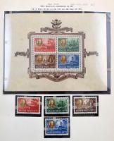 1945-1999 Gyűjtemény sok jó kiadással kevés hiánnyal 13 kötet előnyomott albumban. Milliós katalógus...