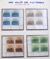 1945-1999 Gyűjtemény sok jó kiadással kevés hiánnyal 13 kötet előnyomott albumban. Milliós katalógus...