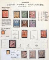 1871-1944 Gyűjtemény a Kőnyomattól sok jó kiadással kevés hiánnyal előnyomott albumban. Milliós kata...