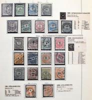 1871-1944 Gyűjtemény a Kőnyomattól sok jó kiadással kevés hiánnyal előnyomott albumban. Milliós kata...