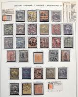 1871-1944 Gyűjtemény a Kőnyomattól sok jó kiadással kevés hiánnyal előnyomott albumban. Milliós kata...