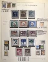 1871-1944 Gyűjtemény a Kőnyomattól sok jó kiadással kevés hiánnyal előnyomott albumban. Milliós kata...