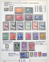 1871-1944 Gyűjtemény a Kőnyomattól sok jó kiadással kevés hiánnyal előnyomott albumban. Milliós kata...