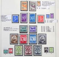 1871-1944 Gyűjtemény a Kőnyomattól sok jó kiadással kevés hiánnyal előnyomott albumban. Milliós kata...