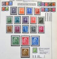 1871-1944 Gyűjtemény a Kőnyomattól sok jó kiadással kevés hiánnyal előnyomott albumban. Milliós kata...