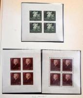 1871-1944 Gyűjtemény a Kőnyomattól sok jó kiadással kevés hiánnyal előnyomott albumban. Milliós kata...