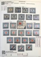 1871-1944 Gyűjtemény a Kőnyomattól sok jó kiadással kevés hiánnyal előnyomott albumban. Milliós kata...