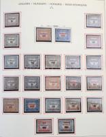 1871-1944 Gyűjtemény a Kőnyomattól sok jó kiadással kevés hiánnyal előnyomott albumban. Milliós kata...