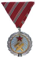 1954. "Munka Érdemérem" zománcozott bronz kitüntetés mellszalagon T:AU
Hungary 1954. &quo...