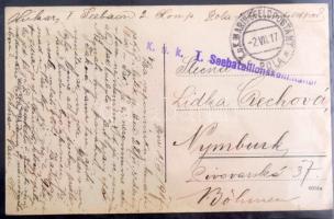 100 db régi főleg külföldi küldemény közte képeslapok, tábori és haditengerészeti posták, vasúti bél...