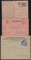Ausztria 23 régi küldemény közte cenzúrák, infláció, néhány D. Reich / Austria 23 old covers, postca...