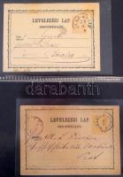 ~ 60 magyar és külföldi küldemény jobbakkal, közte futott olasz, osztrák díjjegyesek / ~60 Hungarian...