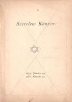 [Madách Aladár]: 
Szerelem könyve. Költemény. (Dedikált.)
Budapest, 1880. Franklin-Társulat (ny.) ...
