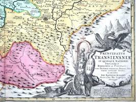[Térkép] Principatus Transilvania in quinque Nationes earumque Regiones et Comitatus cum finitimis v...