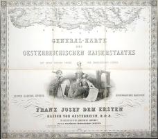 Scheda, Joseph: General-Karte der Oesterreichischen Kaiserstaates. Mass-Stab: 1 : 576,000. [Az Osztr...