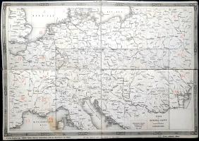 Scheda, Joseph: General-Karte der Oesterreichischen Kaiserstaates. Mass-Stab: 1 : 576,000. [Az Osztr...