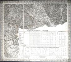 Scheda, Joseph: General-Karte der Oesterreichischen Kaiserstaates. Mass-Stab: 1 : 576,000. [Az Osztr...