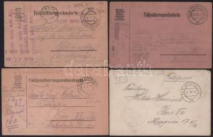 29 db 1. világháborús tábori posta küldemény / 29 field post covers 1st world war