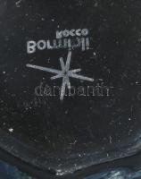 Bormioli Rocco 8 darabos fagylaltos pohár, jelzett, hibátlan, m: 9 cm + 2 darab italos pohár m: 15 c...