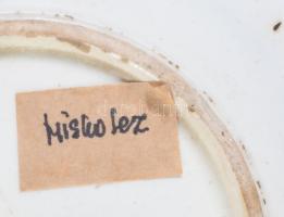 cca 1850 Miskolcz dísztányér, felületi sérüléssel, d: 21 cm
