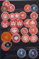 236 db régi külföldi (főleg osztrák, cseh) pecsétbélyeg / 236 old seal stamps mostly Austria, Bohemi...