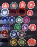 236 db régi külföldi (főleg osztrák, cseh) pecsétbélyeg / 236 old seal stamps mostly Austria, Bohemi...